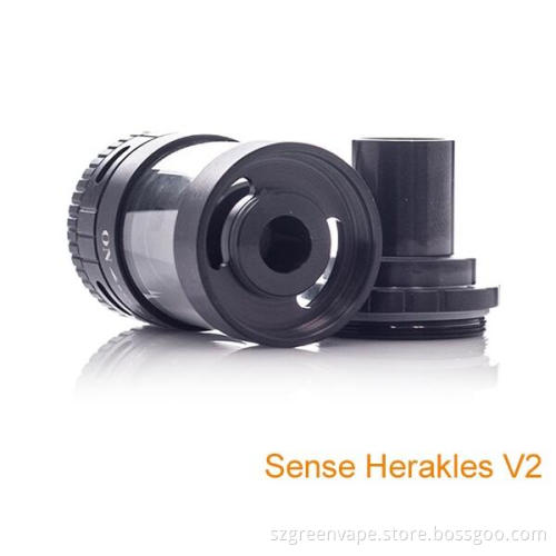 2016 Newest 22.3mm*58mm Sense RTA, Sense Herakles V2 Subohm Tank with Stainless steel, Black, Rose Gold color
